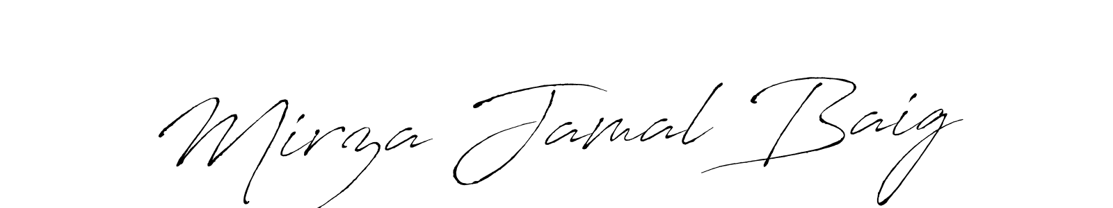 You should practise on your own different ways (Antro_Vectra) to write your name (Mirza Jamal Baig) in signature. don't let someone else do it for you. Mirza Jamal Baig signature style 6 images and pictures png