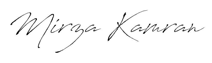 Make a beautiful signature design for name Mirza Kamran. Use this online signature maker to create a handwritten signature for free. Mirza Kamran signature style 6 images and pictures png