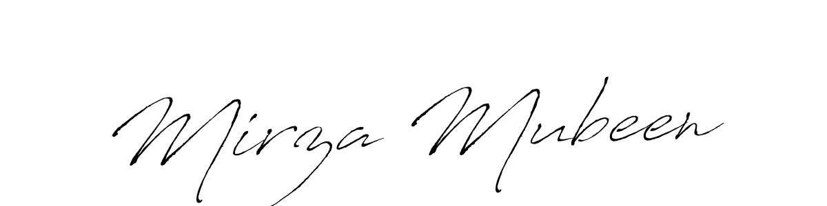 How to make Mirza Mubeen signature? Antro_Vectra is a professional autograph style. Create handwritten signature for Mirza Mubeen name. Mirza Mubeen signature style 6 images and pictures png