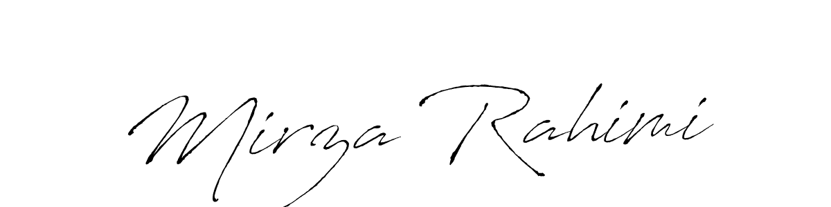 Make a short Mirza Rahimi signature style. Manage your documents anywhere anytime using Antro_Vectra. Create and add eSignatures, submit forms, share and send files easily. Mirza Rahimi signature style 6 images and pictures png