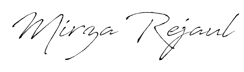 Upgrade your professional image with Mirza Rejaul signature created with Antro_Vectra font. Fast, free, and watermark-free download. Mirza Rejaul signature style 6 images and pictures png