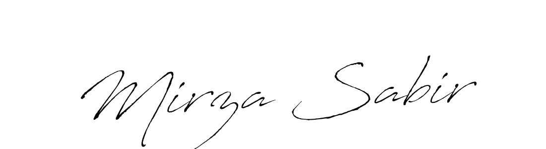 Also we have Mirza Sabir name is the best signature style. Create professional handwritten signature collection using Antro_Vectra autograph style. Mirza Sabir signature style 6 images and pictures png