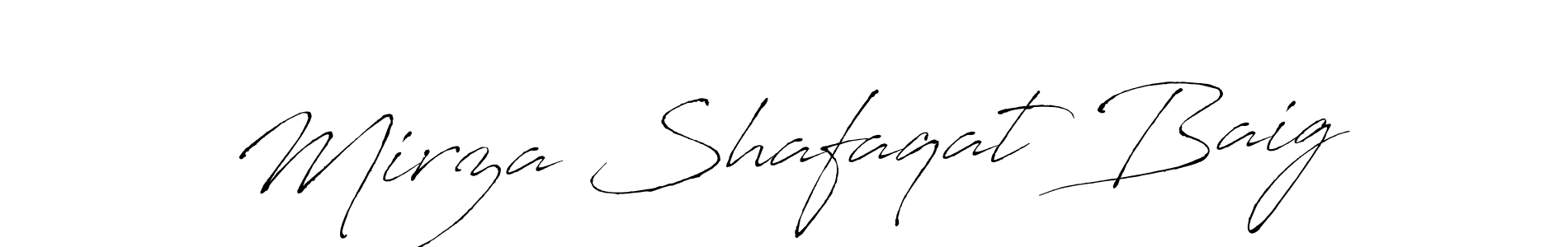 Also we have Mirza Shafaqat Baig name is the best signature style. Create professional handwritten signature collection using Antro_Vectra autograph style. Mirza Shafaqat Baig signature style 6 images and pictures png