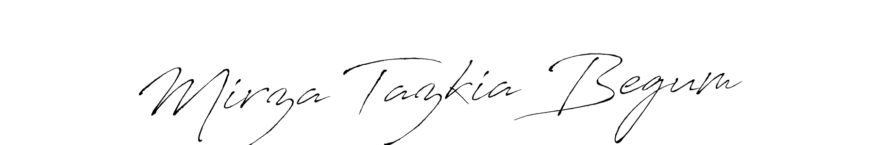 Also You can easily find your signature by using the search form. We will create Mirza Tazkia Begum name handwritten signature images for you free of cost using Antro_Vectra sign style. Mirza Tazkia Begum signature style 6 images and pictures png