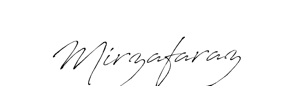 Also You can easily find your signature by using the search form. We will create Mirzafaraz name handwritten signature images for you free of cost using Antro_Vectra sign style. Mirzafaraz signature style 6 images and pictures png