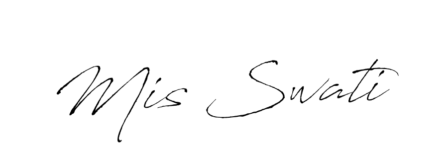 How to make Mis Swati signature? Antro_Vectra is a professional autograph style. Create handwritten signature for Mis Swati name. Mis Swati signature style 6 images and pictures png