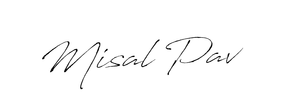 Use a signature maker to create a handwritten signature online. With this signature software, you can design (Antro_Vectra) your own signature for name Misal Pav. Misal Pav signature style 6 images and pictures png