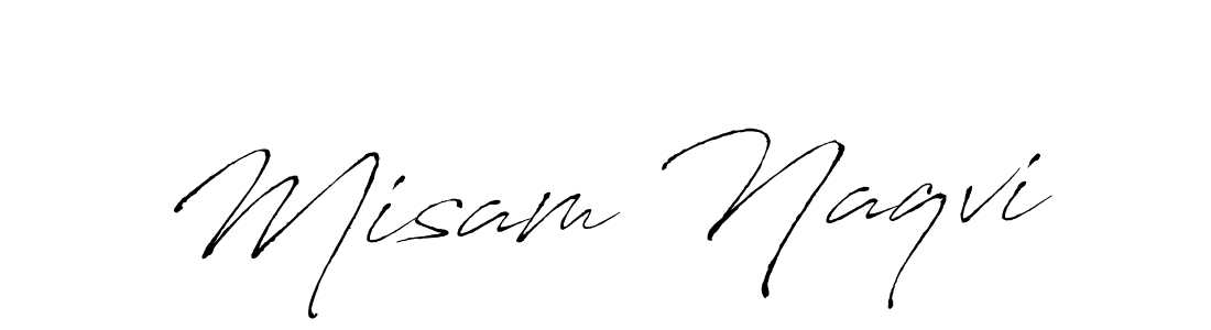 Create a beautiful signature design for name Misam Naqvi. With this signature (Antro_Vectra) fonts, you can make a handwritten signature for free. Misam Naqvi signature style 6 images and pictures png