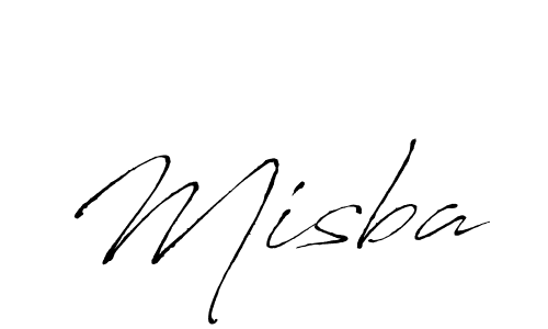 Create a beautiful signature design for name Misba. With this signature (Antro_Vectra) fonts, you can make a handwritten signature for free. Misba signature style 6 images and pictures png