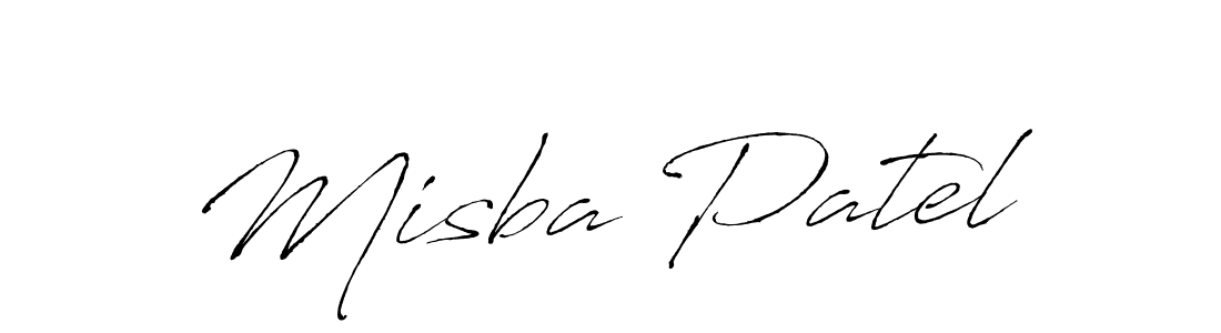 It looks lik you need a new signature style for name Misba Patel. Design unique handwritten (Antro_Vectra) signature with our free signature maker in just a few clicks. Misba Patel signature style 6 images and pictures png