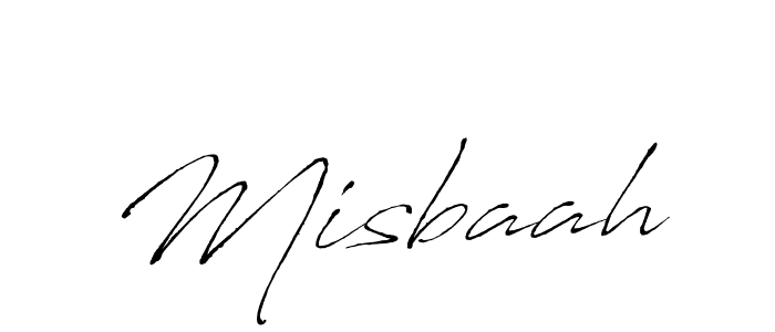 Design your own signature with our free online signature maker. With this signature software, you can create a handwritten (Antro_Vectra) signature for name Misbaah. Misbaah signature style 6 images and pictures png