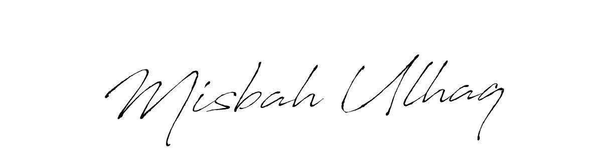 Create a beautiful signature design for name Misbah Ulhaq. With this signature (Antro_Vectra) fonts, you can make a handwritten signature for free. Misbah Ulhaq signature style 6 images and pictures png