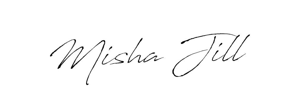 It looks lik you need a new signature style for name Misha Jill. Design unique handwritten (Antro_Vectra) signature with our free signature maker in just a few clicks. Misha Jill signature style 6 images and pictures png