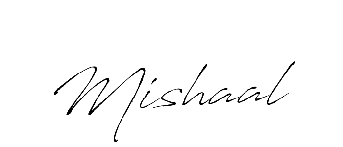 How to make Mishaal signature? Antro_Vectra is a professional autograph style. Create handwritten signature for Mishaal name. Mishaal signature style 6 images and pictures png