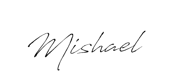 Make a beautiful signature design for name Mishael. Use this online signature maker to create a handwritten signature for free. Mishael signature style 6 images and pictures png