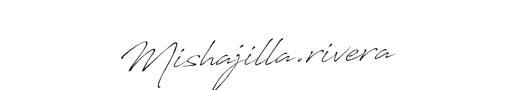 Use a signature maker to create a handwritten signature online. With this signature software, you can design (Antro_Vectra) your own signature for name Mishajilla.rivera. Mishajilla.rivera signature style 6 images and pictures png