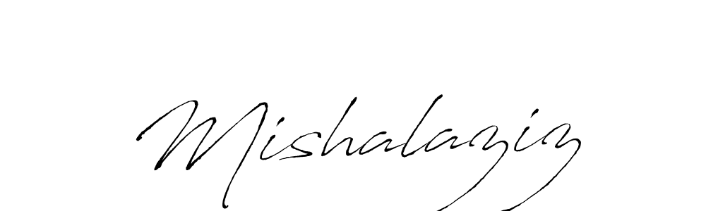 Mishalaziz stylish signature style. Best Handwritten Sign (Antro_Vectra) for my name. Handwritten Signature Collection Ideas for my name Mishalaziz. Mishalaziz signature style 6 images and pictures png