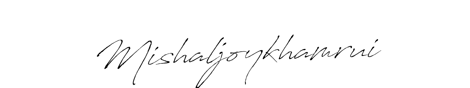 How to Draw Mishaljoykhamrui signature style? Antro_Vectra is a latest design signature styles for name Mishaljoykhamrui. Mishaljoykhamrui signature style 6 images and pictures png