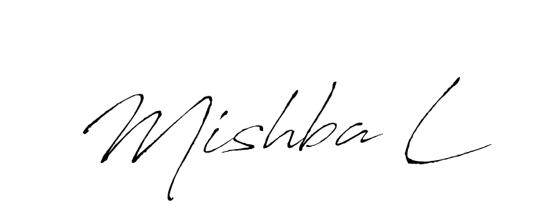 You can use this online signature creator to create a handwritten signature for the name Mishba L. This is the best online autograph maker. Mishba L signature style 6 images and pictures png