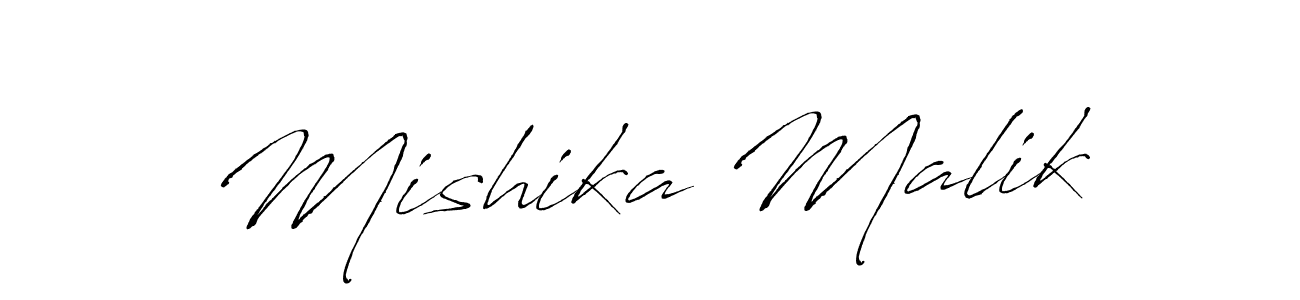 It looks lik you need a new signature style for name Mishika Malik. Design unique handwritten (Antro_Vectra) signature with our free signature maker in just a few clicks. Mishika Malik signature style 6 images and pictures png