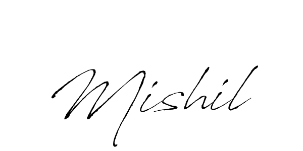 How to Draw Mishil signature style? Antro_Vectra is a latest design signature styles for name Mishil. Mishil signature style 6 images and pictures png