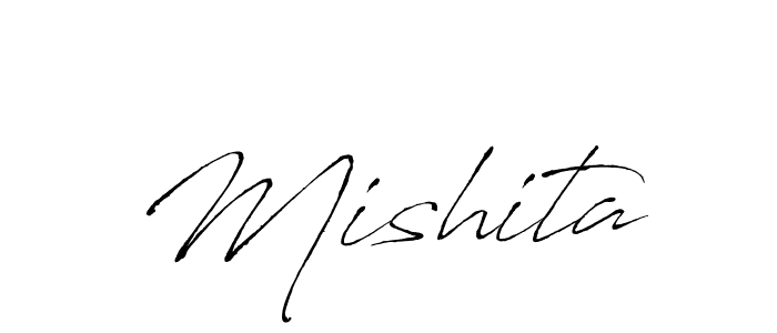 How to make Mishita signature? Antro_Vectra is a professional autograph style. Create handwritten signature for Mishita name. Mishita signature style 6 images and pictures png