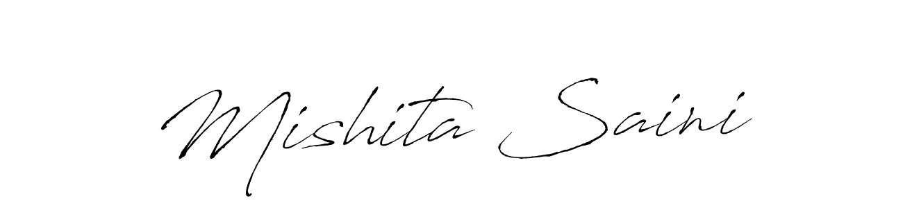 It looks lik you need a new signature style for name Mishita Saini. Design unique handwritten (Antro_Vectra) signature with our free signature maker in just a few clicks. Mishita Saini signature style 6 images and pictures png