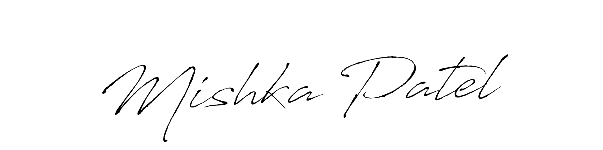 Once you've used our free online signature maker to create your best signature Antro_Vectra style, it's time to enjoy all of the benefits that Mishka Patel name signing documents. Mishka Patel signature style 6 images and pictures png