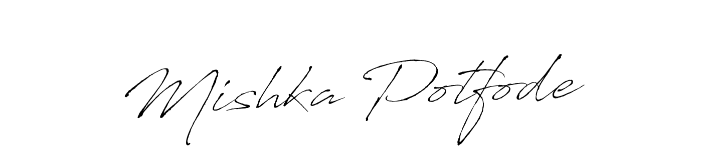 if you are searching for the best signature style for your name Mishka Potfode. so please give up your signature search. here we have designed multiple signature styles  using Antro_Vectra. Mishka Potfode signature style 6 images and pictures png