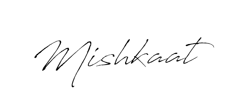 Use a signature maker to create a handwritten signature online. With this signature software, you can design (Antro_Vectra) your own signature for name Mishkaat. Mishkaat signature style 6 images and pictures png