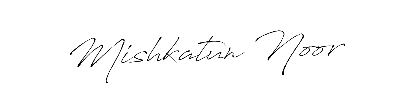 How to make Mishkatun Noor signature? Antro_Vectra is a professional autograph style. Create handwritten signature for Mishkatun Noor name. Mishkatun Noor signature style 6 images and pictures png