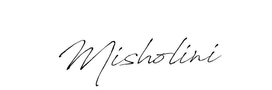 Create a beautiful signature design for name Misholini. With this signature (Antro_Vectra) fonts, you can make a handwritten signature for free. Misholini signature style 6 images and pictures png