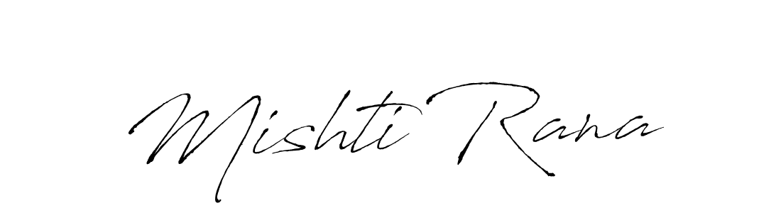 The best way (Antro_Vectra) to make a short signature is to pick only two or three words in your name. The name Mishti Rana include a total of six letters. For converting this name. Mishti Rana signature style 6 images and pictures png