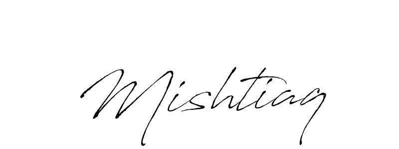 Create a beautiful signature design for name Mishtiaq. With this signature (Antro_Vectra) fonts, you can make a handwritten signature for free. Mishtiaq signature style 6 images and pictures png