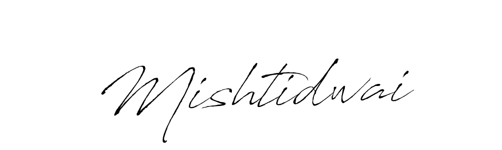 Design your own signature with our free online signature maker. With this signature software, you can create a handwritten (Antro_Vectra) signature for name Mishtidwai. Mishtidwai signature style 6 images and pictures png