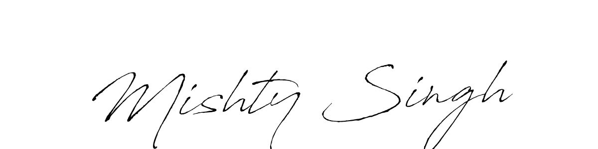 Similarly Antro_Vectra is the best handwritten signature design. Signature creator online .You can use it as an online autograph creator for name Mishty Singh. Mishty Singh signature style 6 images and pictures png