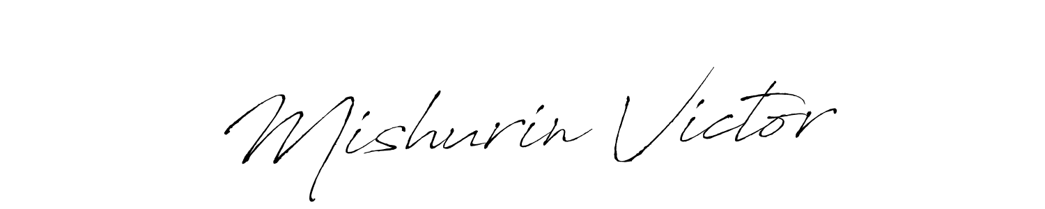 Design your own signature with our free online signature maker. With this signature software, you can create a handwritten (Antro_Vectra) signature for name Mishurin Victor. Mishurin Victor signature style 6 images and pictures png