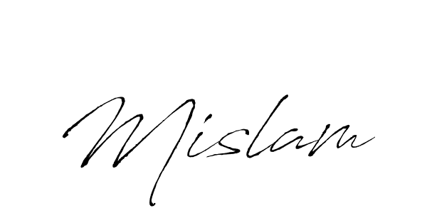 The best way (Antro_Vectra) to make a short signature is to pick only two or three words in your name. The name Mislam include a total of six letters. For converting this name. Mislam signature style 6 images and pictures png