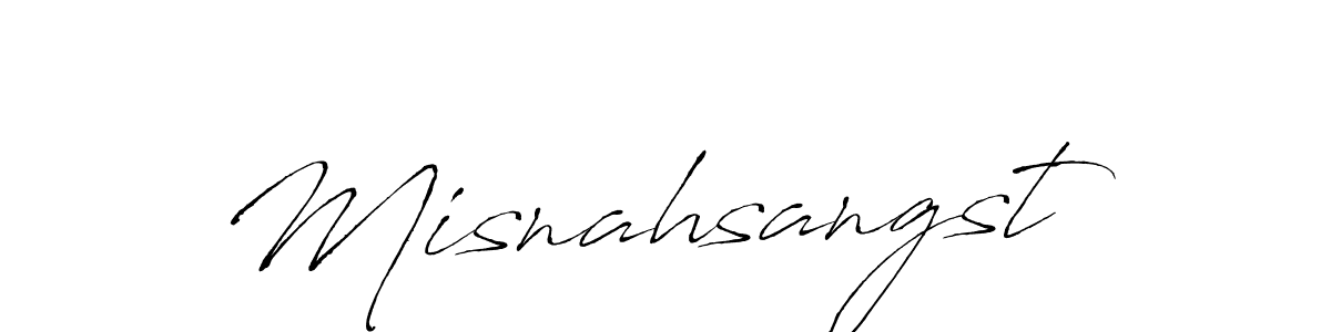 This is the best signature style for the Misnahsangst name. Also you like these signature font (Antro_Vectra). Mix name signature. Misnahsangst signature style 6 images and pictures png