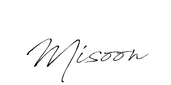 Use a signature maker to create a handwritten signature online. With this signature software, you can design (Antro_Vectra) your own signature for name Misoon. Misoon signature style 6 images and pictures png