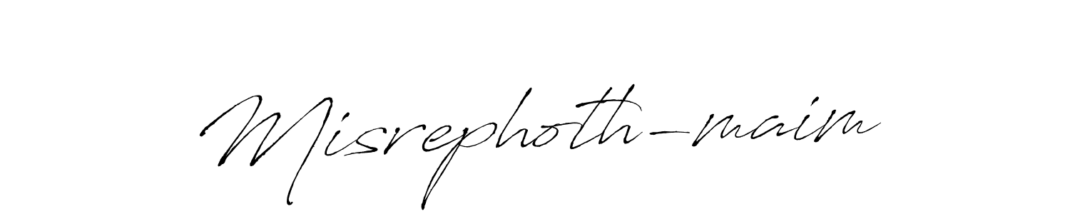 Also we have Misrephoth-maim name is the best signature style. Create professional handwritten signature collection using Antro_Vectra autograph style. Misrephoth-maim signature style 6 images and pictures png