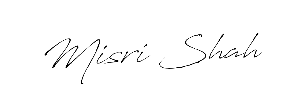 Create a beautiful signature design for name Misri Shah. With this signature (Antro_Vectra) fonts, you can make a handwritten signature for free. Misri Shah signature style 6 images and pictures png