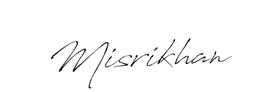 Create a beautiful signature design for name Misrikhan. With this signature (Antro_Vectra) fonts, you can make a handwritten signature for free. Misrikhan signature style 6 images and pictures png