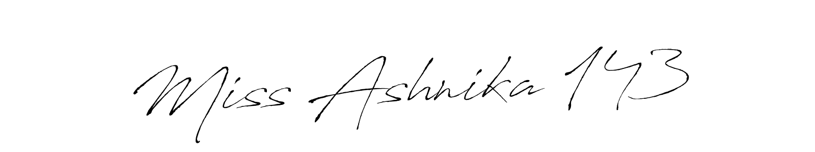 Also You can easily find your signature by using the search form. We will create Miss Ashnika 143 name handwritten signature images for you free of cost using Antro_Vectra sign style. Miss Ashnika 143 signature style 6 images and pictures png