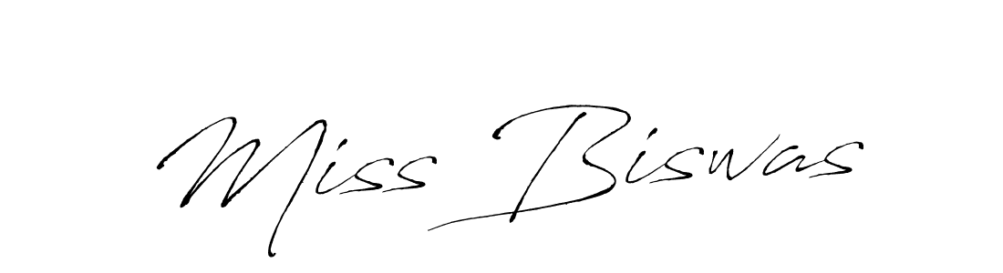 How to make Miss Biswas name signature. Use Antro_Vectra style for creating short signs online. This is the latest handwritten sign. Miss Biswas signature style 6 images and pictures png