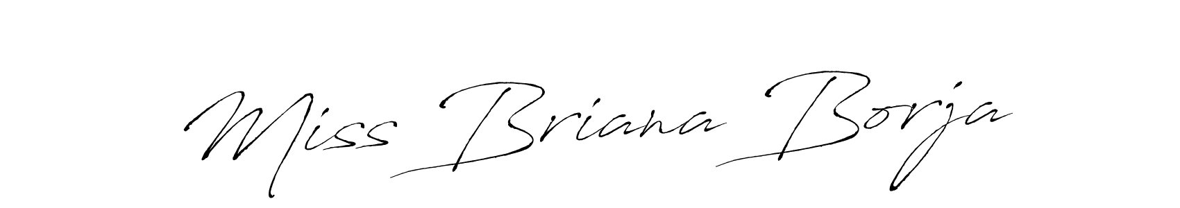 The best way (Antro_Vectra) to make a short signature is to pick only two or three words in your name. The name Miss Briana Borja include a total of six letters. For converting this name. Miss Briana Borja signature style 6 images and pictures png