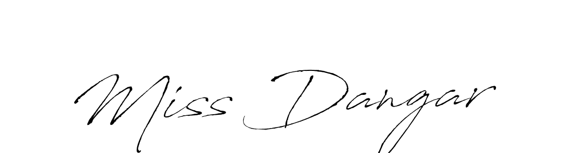 It looks lik you need a new signature style for name Miss Dangar. Design unique handwritten (Antro_Vectra) signature with our free signature maker in just a few clicks. Miss Dangar signature style 6 images and pictures png