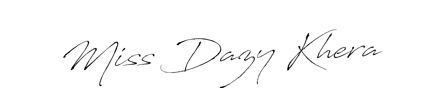 Miss Dazy Khera stylish signature style. Best Handwritten Sign (Antro_Vectra) for my name. Handwritten Signature Collection Ideas for my name Miss Dazy Khera. Miss Dazy Khera signature style 6 images and pictures png