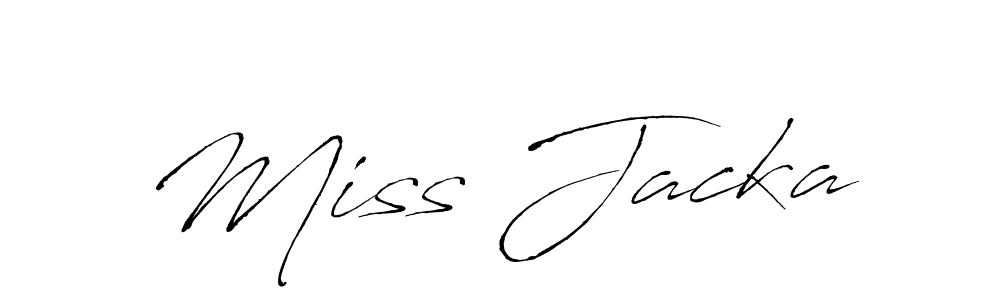 Also You can easily find your signature by using the search form. We will create Miss Jacka name handwritten signature images for you free of cost using Antro_Vectra sign style. Miss Jacka signature style 6 images and pictures png