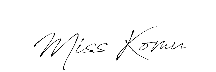 It looks lik you need a new signature style for name Miss Komu. Design unique handwritten (Antro_Vectra) signature with our free signature maker in just a few clicks. Miss Komu signature style 6 images and pictures png